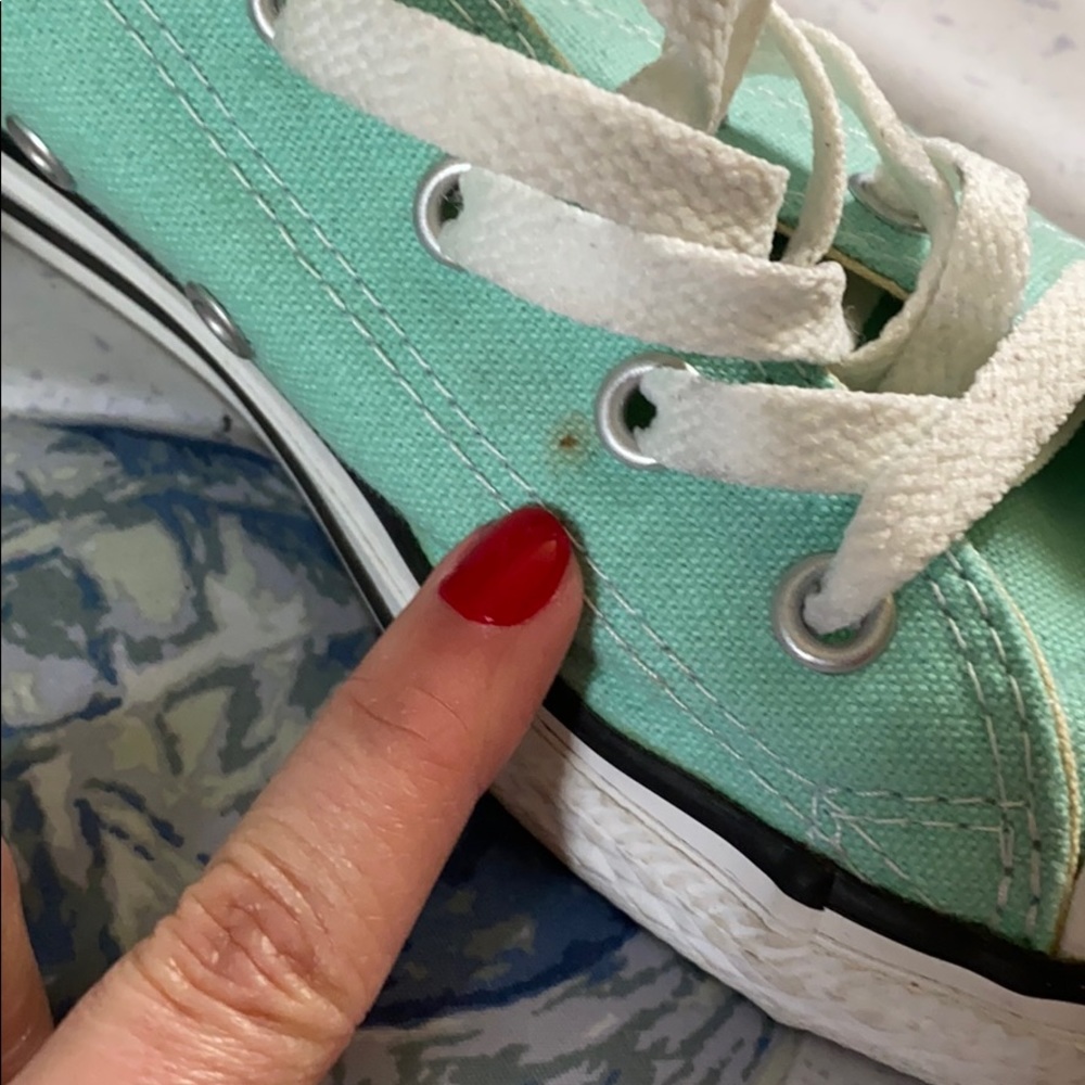 Mint Green Converse - Picture 6 of 8